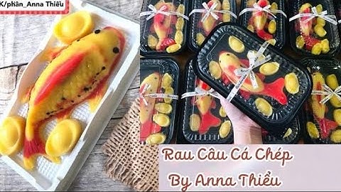 Cách làm thạch rau câu thỏi vàng và rau câu #Cá #Chép by Anna Thiểu cúng Ông Táo #2023