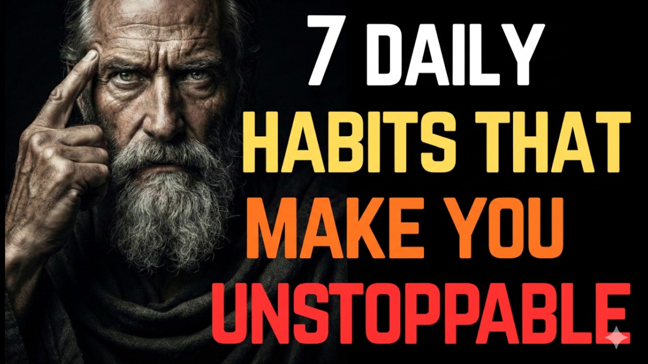7 daily habits that make you unstoppable | stoicism philosophy - YouTube
