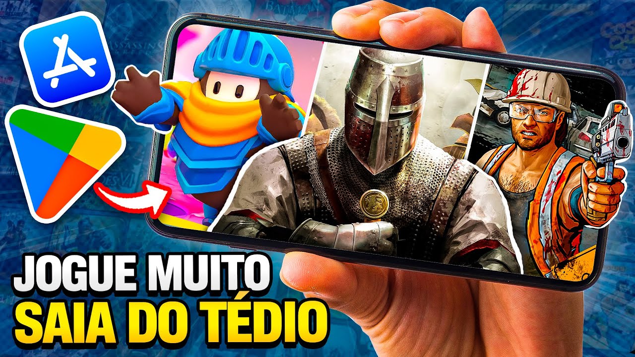 OS 15 MELHORES JOGOS OFFLINE para SAIR DO TÉDIO Android 2023 