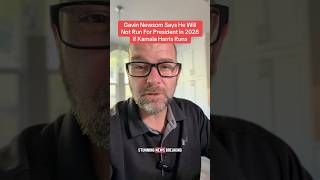 Gavin Newsom Says He Will Not Run For President in 2028 if Kamala Harris Runs 9/14