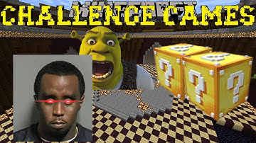 Minecraft: DIDDY AND SHREK CHALLENGE GAMES - Lucky Block Mod - Modded Minigame (MrKoolAid Edition)