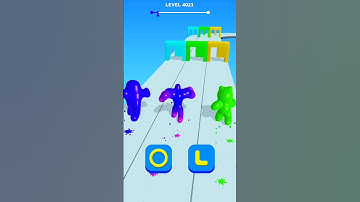 Blob Shifter 3D Level-4021 best cool game ever #shorts #funny #games