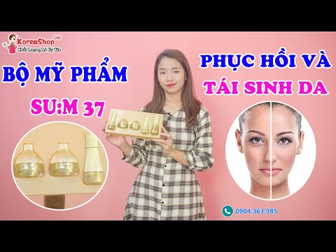 Bộ Dưỡng Sum37 Tái Tạo Da Hàn Quốc Cao Cấp Sum Losec Summa Elixir ReView | Koreashop24h