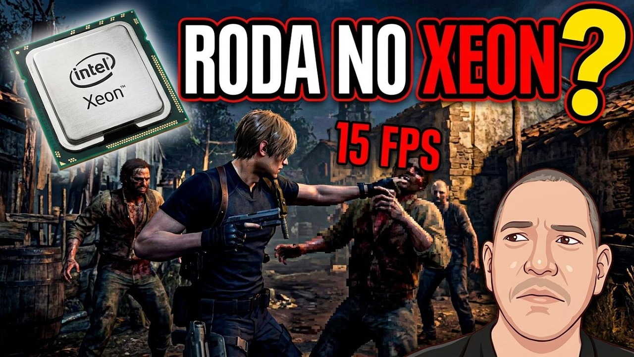 Pc fraco Rodando só que não| Resident Evil 4 | rx 580 + Xeon 2620