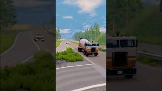 Realistic Highway Car Crashes Ep. 273 - BeamNG Drive #beamngdrive #shorts