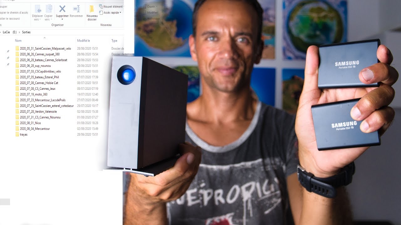 Stockage et archivage des fichiers photo et vidéo