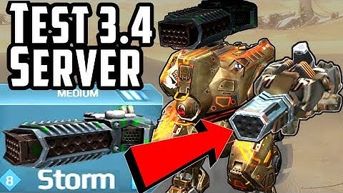 War Robots Kamikaze & Hover Glide Bot Test & Nieuwe Medium Weapon Storm