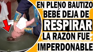 Estaban Bautizando Al Bebit@ Pero Algo Pasa Y Deja De Respirar. Lo Que Sucede Luego Es Impactante