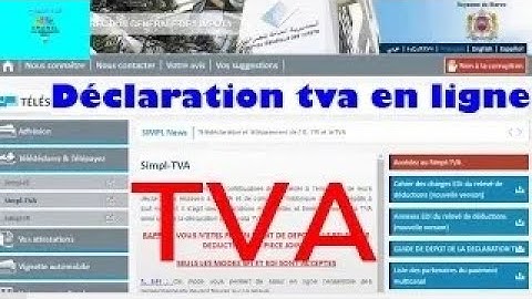 Déclaration de TVA mode EDI /Télédéclaration TVA EDI au Maroc