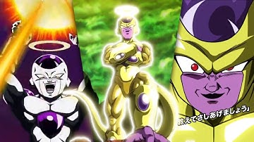 NEW Transforming Golden Frieza Voiced Active Skill, Super Attacks & Transformation | Dokkan Battle