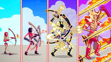 EVOLUTION OF FIRE ARCHERS ( ALL FORM ) | TABS - Totally Accurate Battle Simulator
