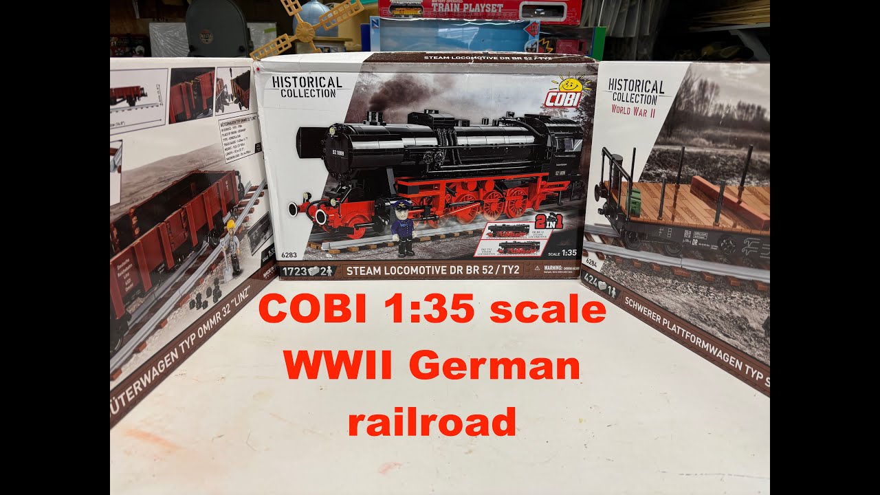 COBI 1:35 Scale WWII German Trains - YouTube
