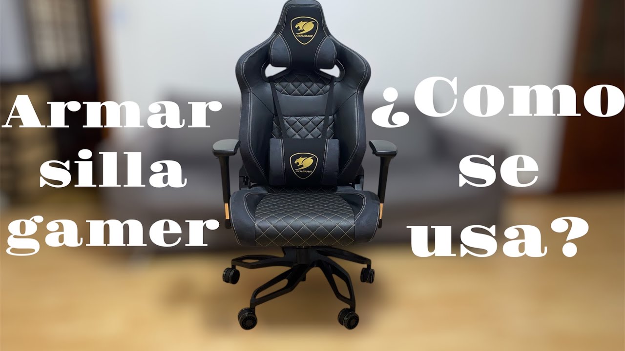 Como armar una silla gamer cougar armor titan pro royal 