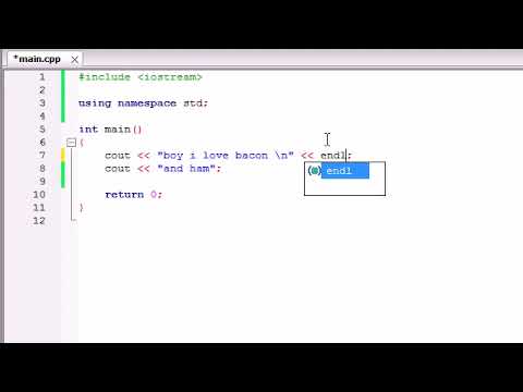 cout in c++ - YouTube