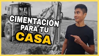 🚧 CIMENTACIÓN para CASA de dos pisos 🔨(04 Tipos de Cimentación) // Orlando González