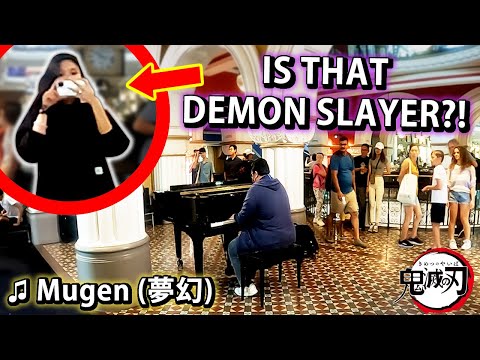 I played DEMON SLAYER S4 OP (Mugen) on piano in public