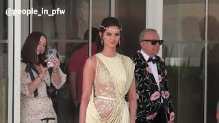 Mahlagha Jaberi مه‌لقا جابری leaving the Martinez hotel to go to the Cannes Film Festival red carpet