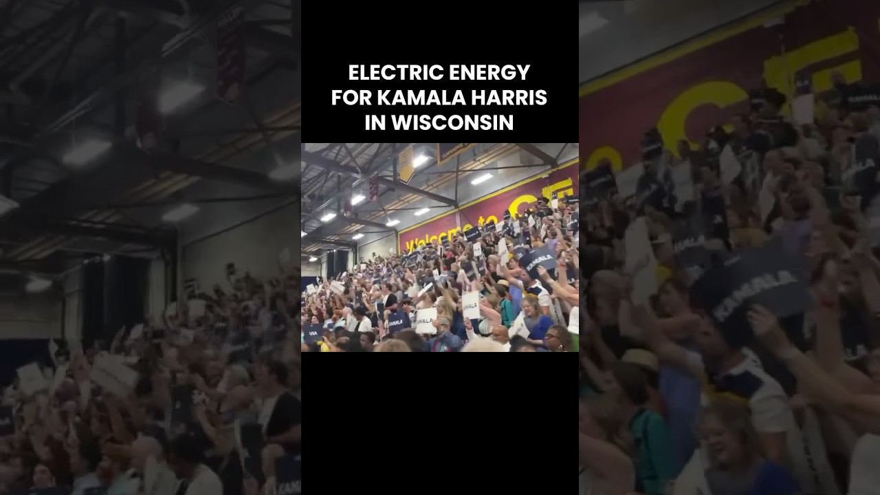 ELECTRIC ENERGY at FIRST Kamala Harris Rally