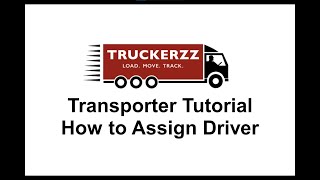 Transporter Tutorial Part 4 - Assign Driver screenshot 2