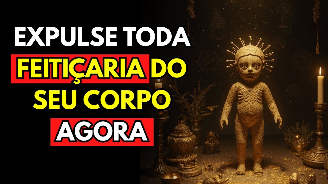 Oração para Expulsar Toda a Feitiçaria do Seu Corpo, Quebre Maldições, Inveja e Ataques Espirituais.