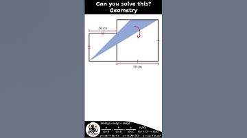 Are You Up for the Challenge? Find the Blue Area!  #geometry, #geometrychallenge