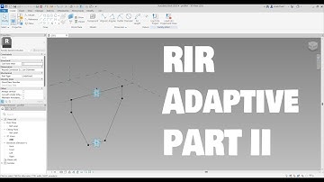 Adaptive family | Rhino Inside Revit | Parametric Design | Grasshopper  |  Part II