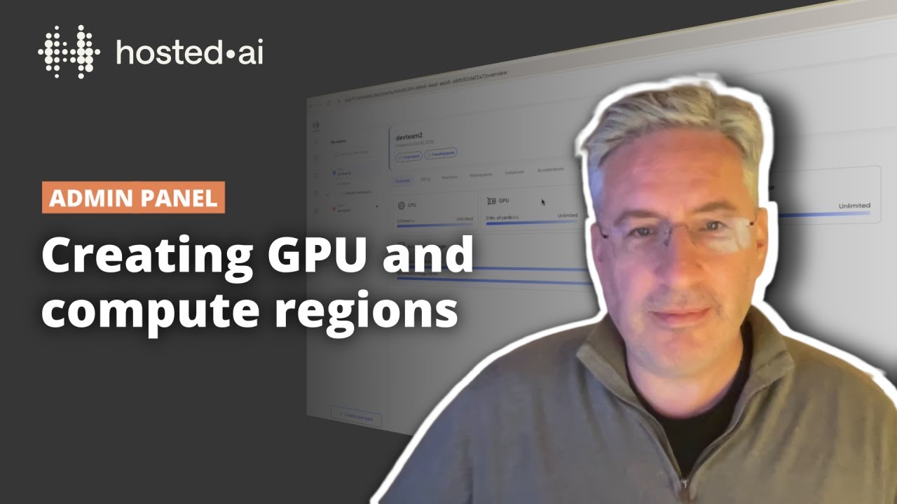 hosted·ai demo | 1. Creating GPU + compute regions - YouTube