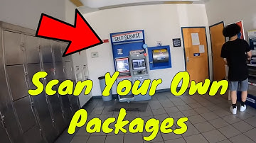 How to Scan Packages at The Post Office using Kiosk USPS