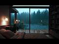 Cozy Rainy Thunderstrom Night 🌧️ | Gentle Piano Music for Deep Sleep, Study & Relaxation #50