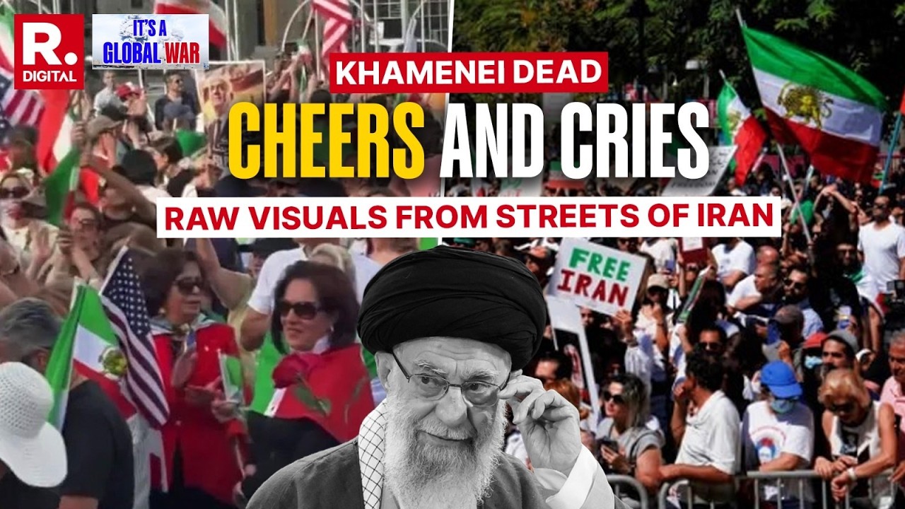 Khamenei Dead By US Strikes: Iranians Split Between Celebrations And Mourning | Raw Visuals