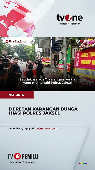 Download lagu Karangan Bunga Penuhi Polres Jaksel, Minta Pacar Mario Dandy Ditangkap #shorts #tvone #mariodandy