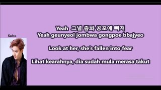 EXO - Wolf with Malay | Eng | Han | Rom lyrics