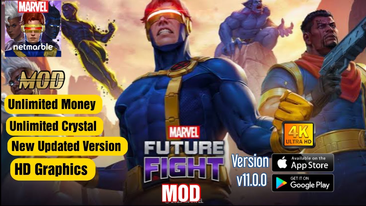 MARVEL Future Fight MOD APK v11.0.0 (Unlimited Money/Crystal/One Hit