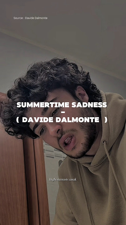 Summertime Sadness - Lana Del Rey ( Davide Dalmonte) #music #summertimesadness #cover