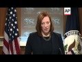 State Department Press Spokesperson Jen Psaki comments on reports Russia is moving heavy weapons and