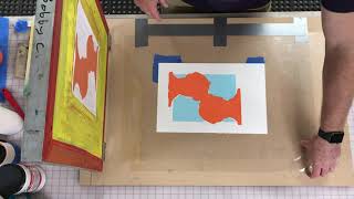 Screen Printing - Paper Stencil - Prints 2Nd And 3Rd Colors