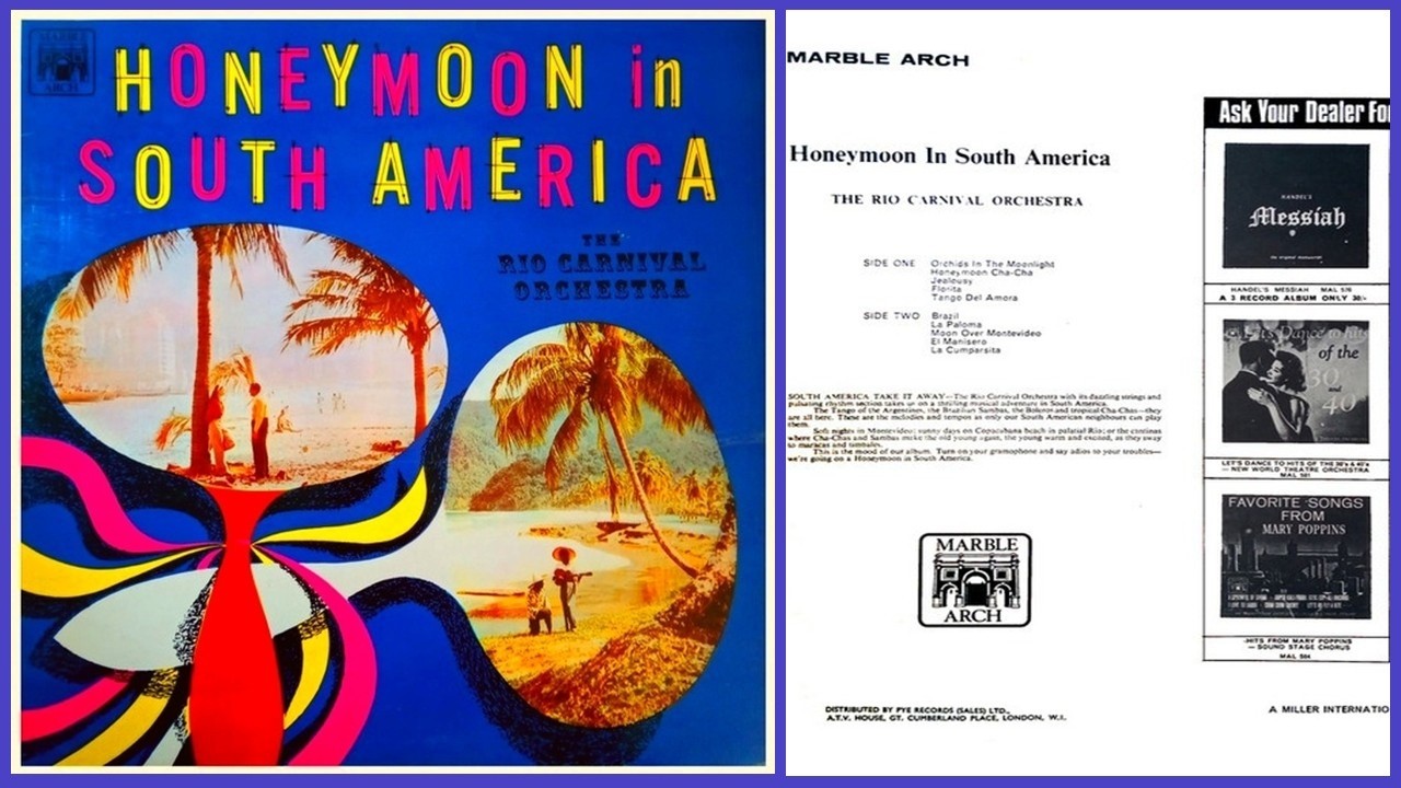 The Rio Carnival Orchestra – Honeymoon In South America - Lp - YouTube The Rio Carnival Orchestra – Honeymoon In South America - Lp - YouTube