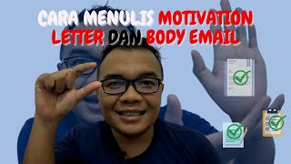 YANG KAMU TULIS DI MOTIVATION LETTER, BODY EMAIL, DAN PROMOSI DIRI DI JOBSTR33T  AGASANTAI