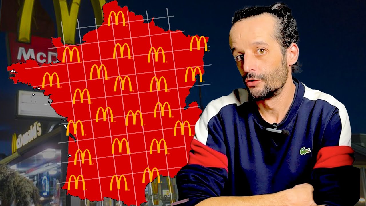 🍟 Comment McDo a quadrillé la France l Plan Carte