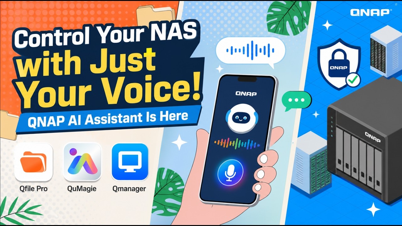 Control Your NAS with Just Your Voice! QNAP AI Assistant Is Here #QNAP #aiassistant #QNAPNAS