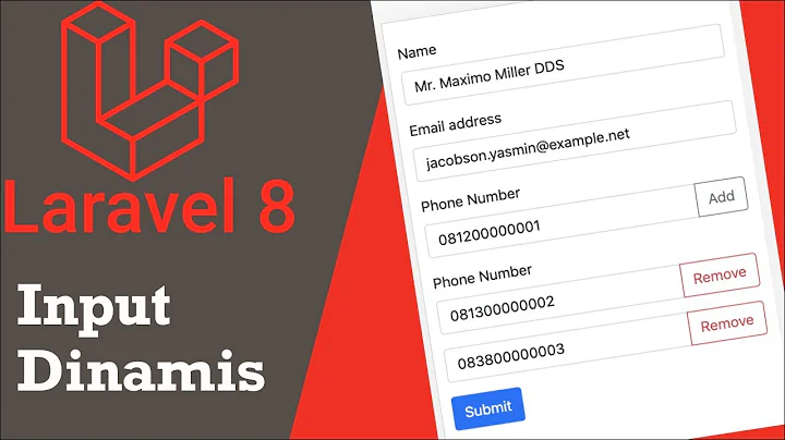 Laravel 8 Input Dinamis One To Many Polymorpic