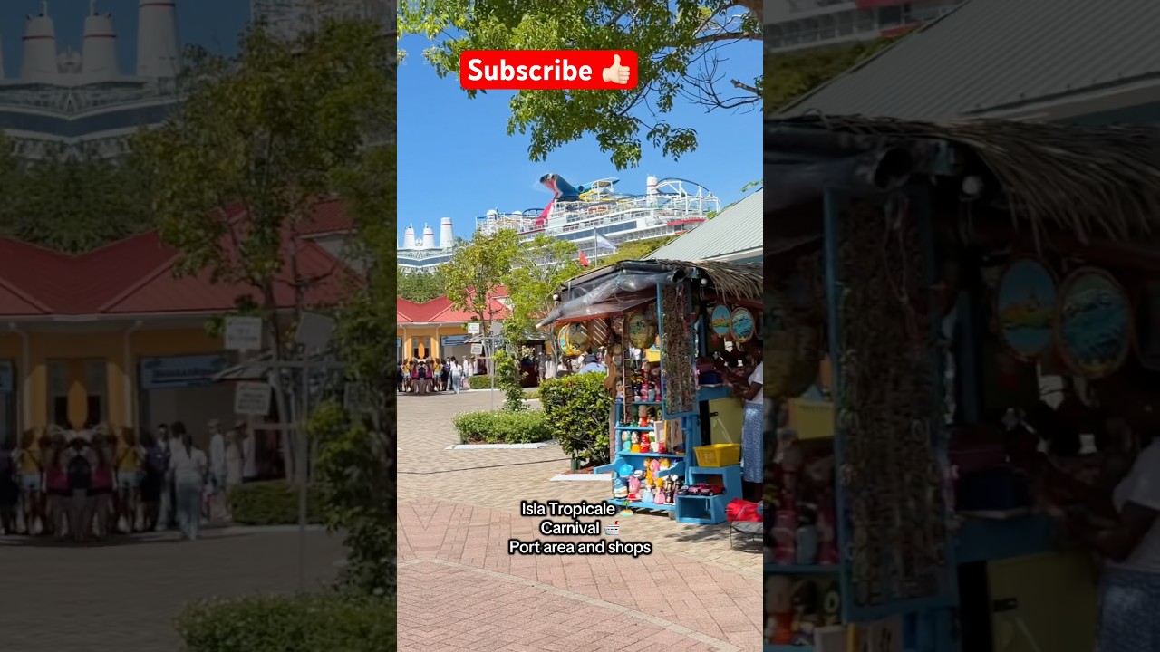 Exploring every corner of Isla Tropicale, Carnival Cruise Line’s stunning private destination 🌴