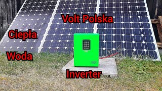 Photovoltaic converter for water heating. Off grid direct electricity from Volt Polska panels