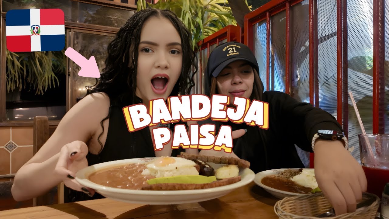 Dominicana prueba la bandeja paisa | Vlog en Medellín