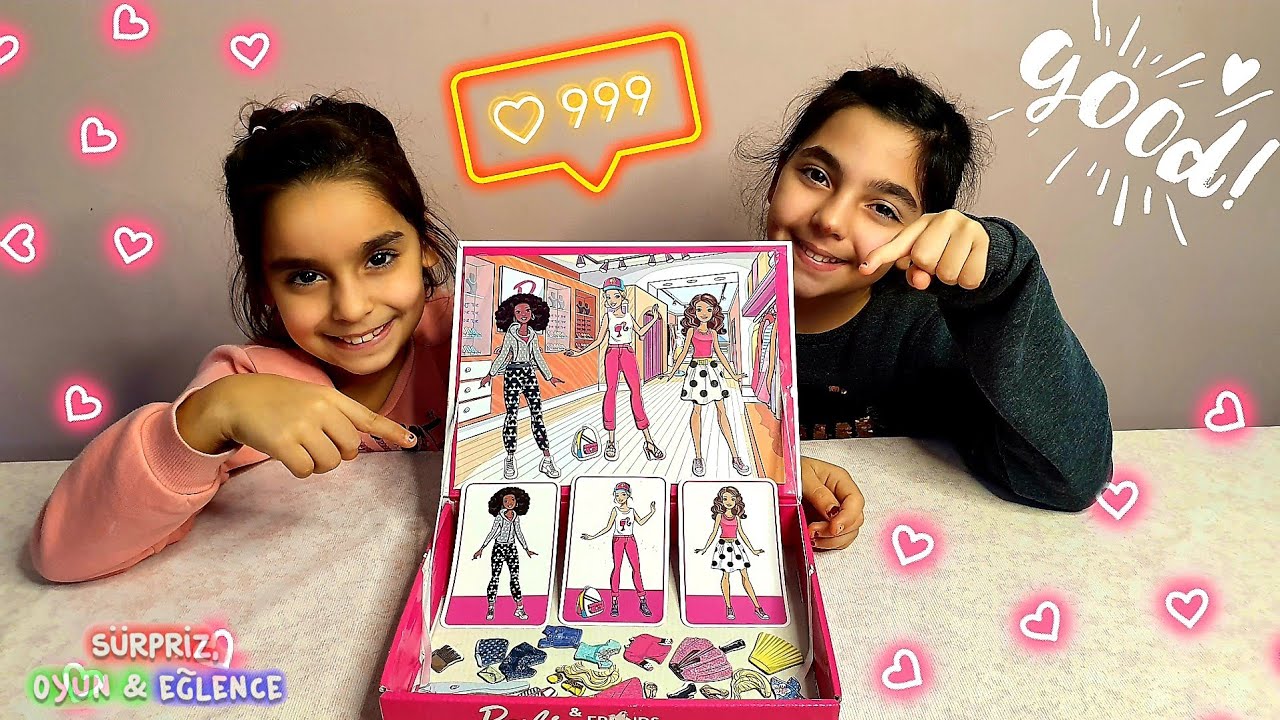 Barbie'nin Gardrobu, Manyetik Kıyafet Giydirme Bölüm2 ☆ Barbie and Friends Wardrobe