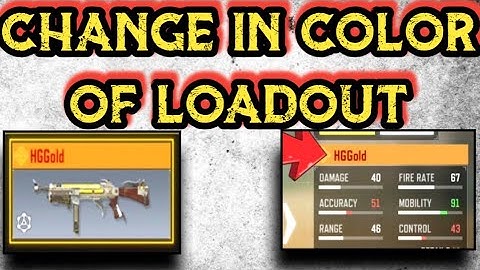 HOW TO CHANGE TEXT COLOR IN LOADOUT | CALL OF DUTY MOBILE | CODM | COD MOBILE