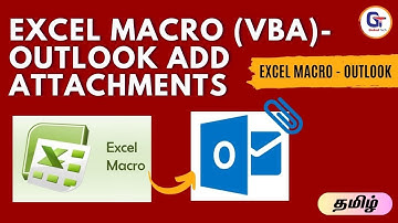 Excel macro to add attachments in outlook mail body -  #gokultech