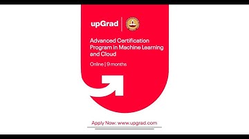 Advanced Certification in Machine Learning and Cloud | upGrad & IIT-Madras