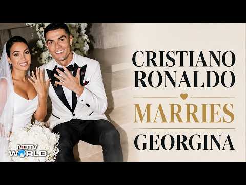 Video Cristiano Ronaldo Married | Cristiano Ronaldo Marries Georgina Rodriguez In Private Ceremony