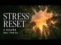 Full Cortisol Reset | 2-Hour Deep Nervous System Recovery | 6Hz Theta